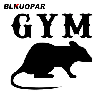 Наклейка на автомобиль BLKUOPAR Gym Rat, модные водонепроницаемые забавные наклейки, креативная высечка, оригинальный Солнцезащитный крем, индивидуальный стиль автомобиля