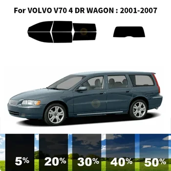 Предварительно Обработанная нанокерамика Комплект для УФ-Тонировки автомобильных окон Автомобильная Пленка для окон VOLVO V70 4 DR УНИВЕРСАЛ 2001-2007