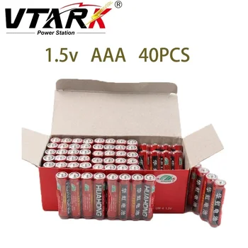 40 шт. Высококачественная углеродистая батарейка AA AAA 1,5 В, игрушечный пульт дистанционного управления, безопасная батарея, сильная взрывозащищенная, без ртути, больше мощности