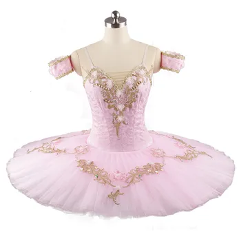 Профессиональный высококачественный Изысканный дизайн, 12 слоев, индивидуальный размер, детская одежда для девочек и взрослых женщин, Розовая балетная пачка