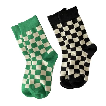 Женские шахматные носки - подарки для девушек, любящих шахматы, энтузиастов шахмат, уникальный подарок