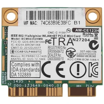 Для карты Wi-Fi AzureWave BCM94352HMB Mini PCIe 802.11AC 867 МГц Беспроводная карта Wi-Fi WLAN Bluetooth