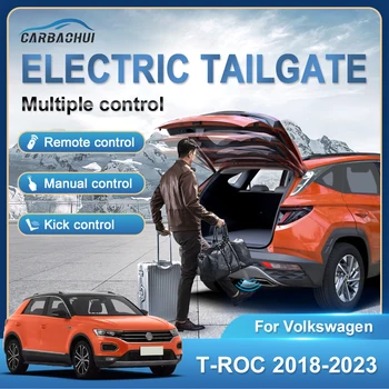 Автомобильный Электрический Комплект Питания Задней Двери С Автоматическим Подъемом Электрического Привода Багажника С Датчиком Удара Задней Двери Для Volkswagen VW T-ROC 2018-2023