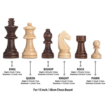 Шахматы из букового дерева 15 
